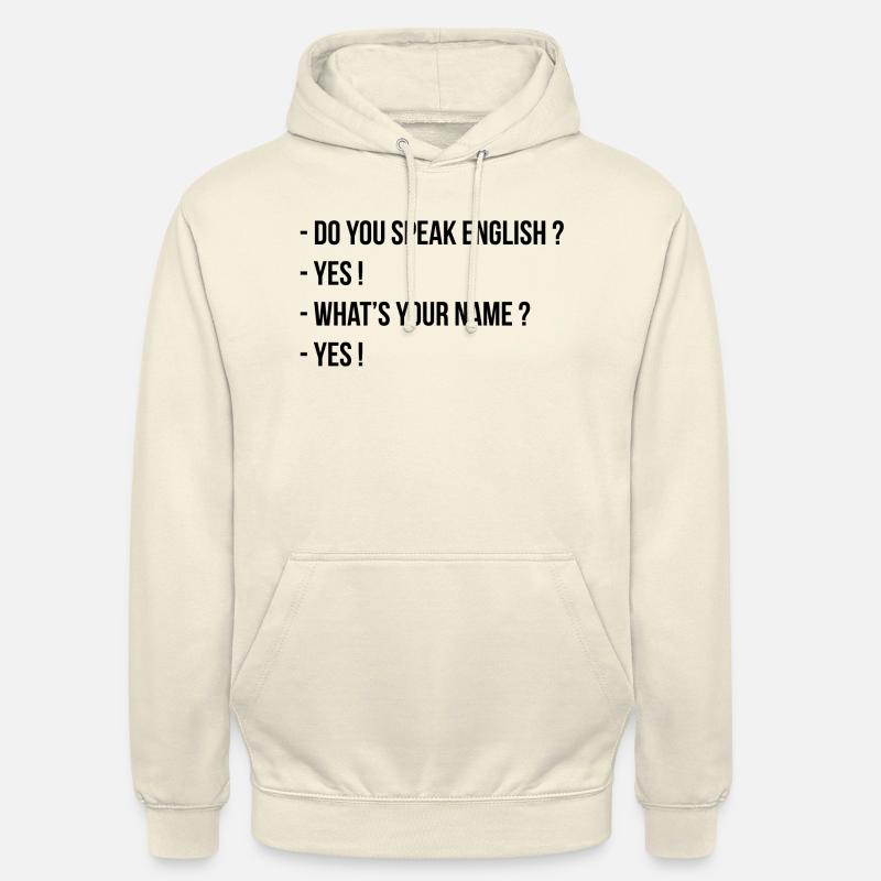 Sprechen Sie Englisch? - Unisex Hoodie - Vanille-Milchshake