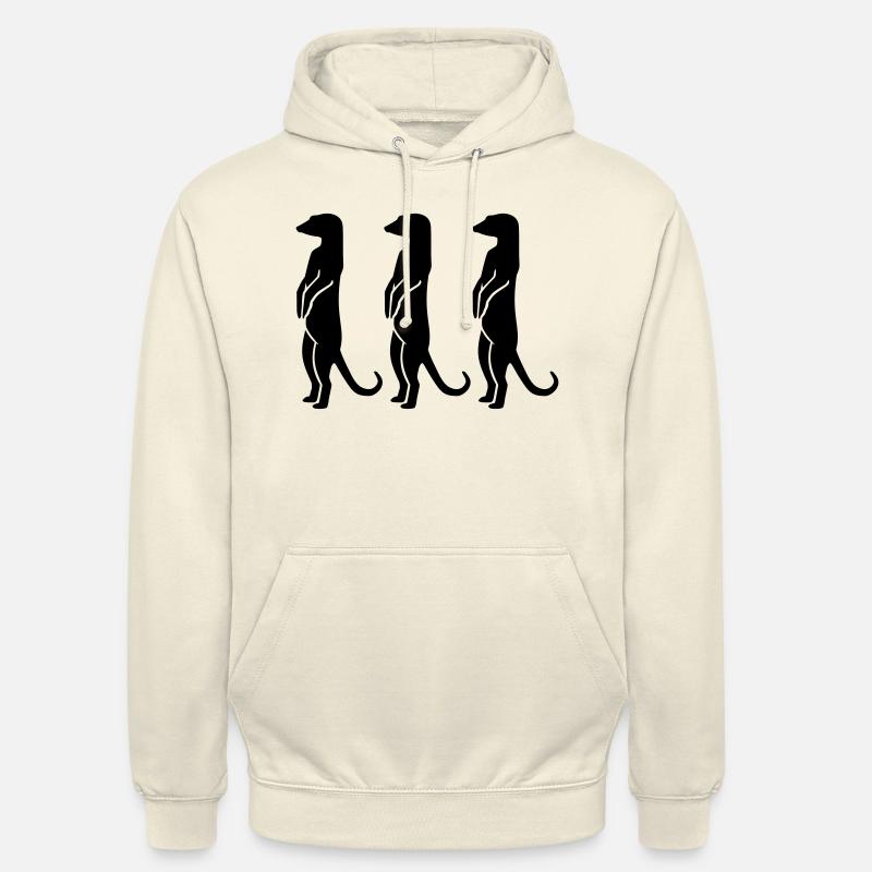 Suricate - Sweat-shirt à capuche unisexe - vanille