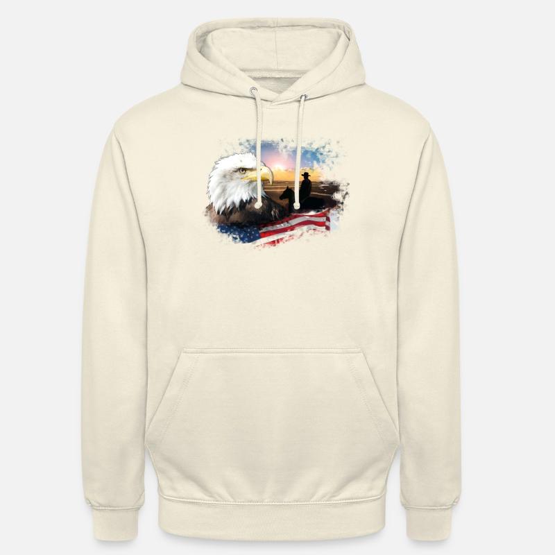 kl_linedance25b - Sweat-shirt à capuche unisexe - vanille