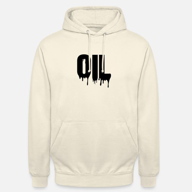 Conception de mot huile - Sweat-shirt à capuche unisexe - vanille