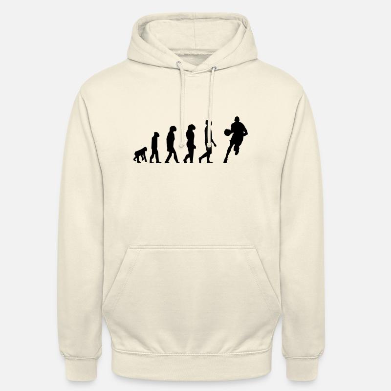 Basket évolution - Sweat-shirt à capuche unisexe - vanille