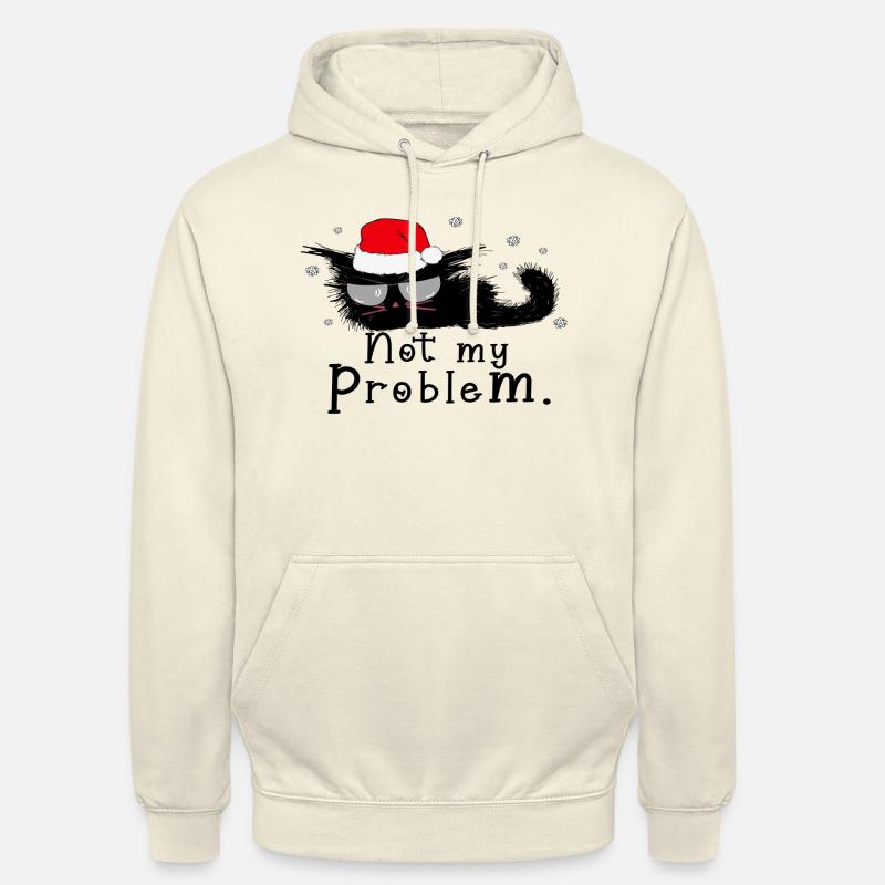 Ce n’est pas mon problème. - Sweat-shirt à capuche unisexe - vanille