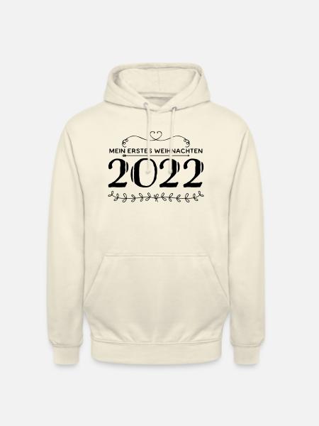 Mein erstes Weihnachten - Unisex Hoodie - Vanille-Milchshake