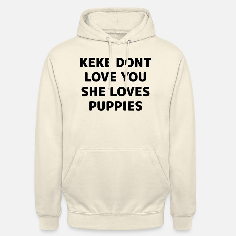Hund Chien - Sweat-shirt à capuche unisexe - vanille