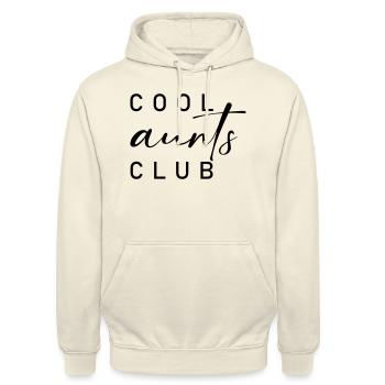 cool aunts club - Unisex Hoodie - Vanille-Milchshake - Vorne - Alina (178cm) & Michal (187cm)