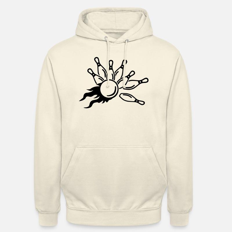 Jeu de quilles - Sweat-shirt à capuche unisexe - vanille