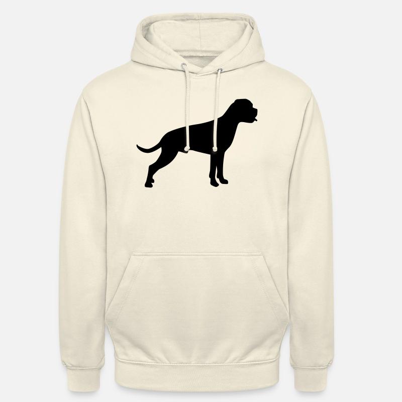 Boxer - Sweat-shirt à capuche unisexe - vanille