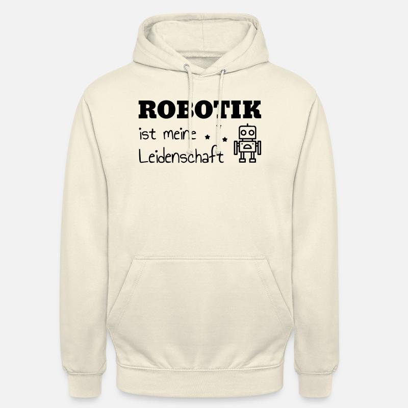 Robotik / Roboter / Robot / Robotics - Unisex Hoodie - Vanille-Milchshake