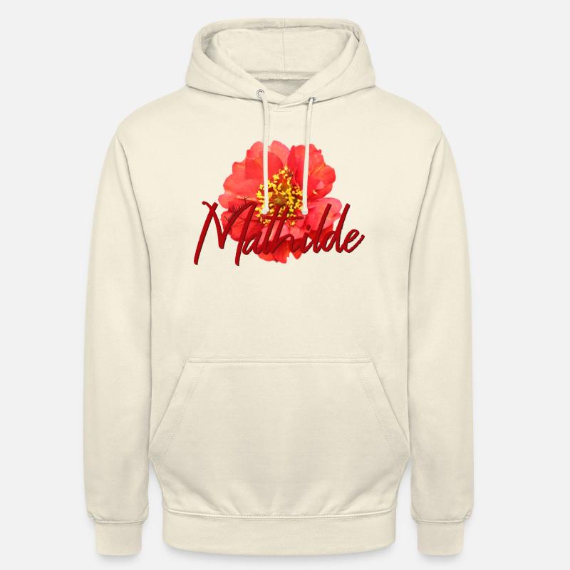 Mathilde - Sweat-shirt à capuche unisexe - vanille