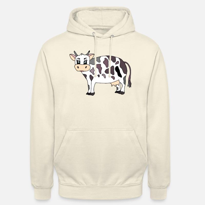 Cow - Unisex Hoodie - vanilla