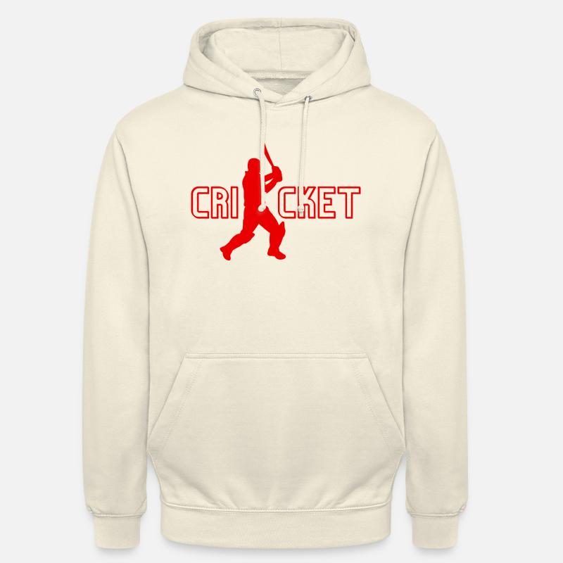 Cricket- idée cadeau cricket - Sweat-shirt à capuche unisexe - vanille