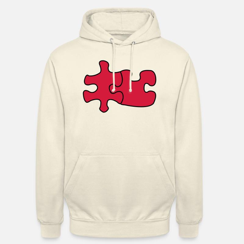 puzzle1 - Unisex Hoodie - Vanille-Milchshake