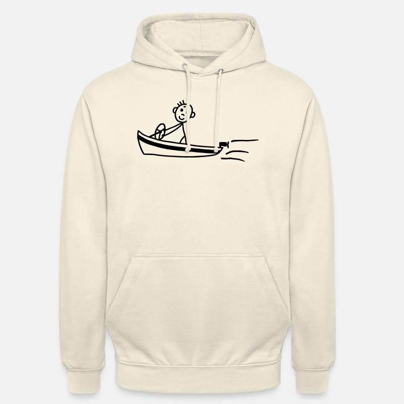 Motorboot - Boot - Unisex Hoodie - Vanille-Milchshake