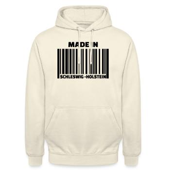 Schleswig Holstein - Unisex Hoodie - Vanille-Milchshake - Vorne - Alina (178cm) & Michal (187cm)