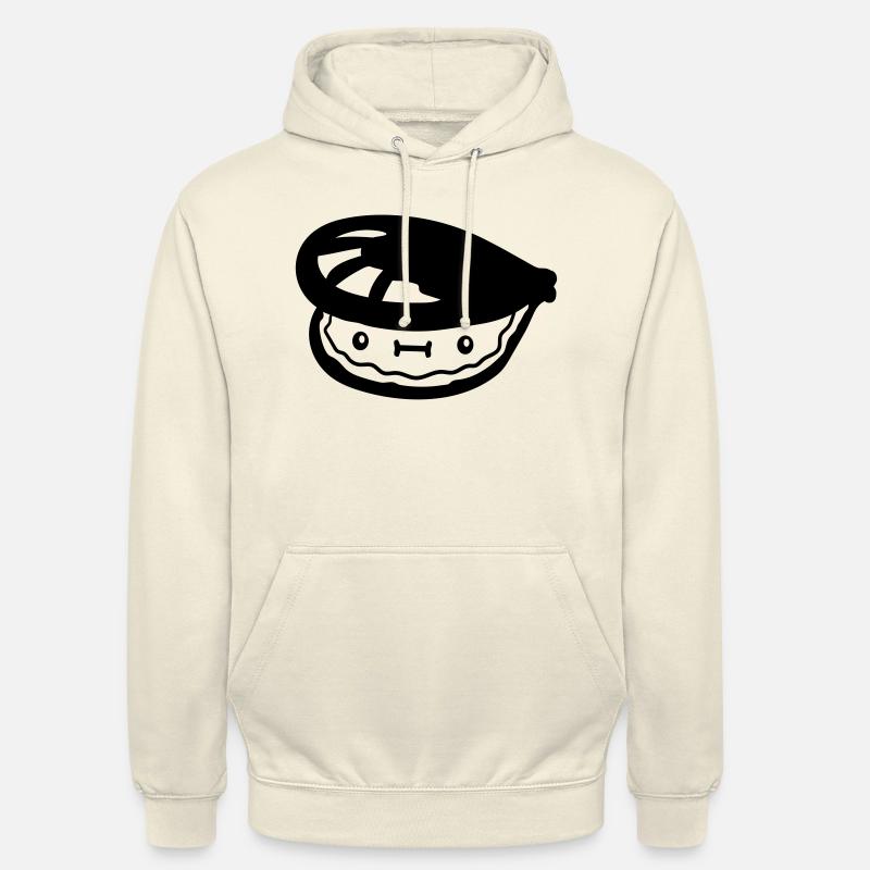 suesse petit coquillage avec visage - Sweat-shirt à capuche unisexe - vanille
