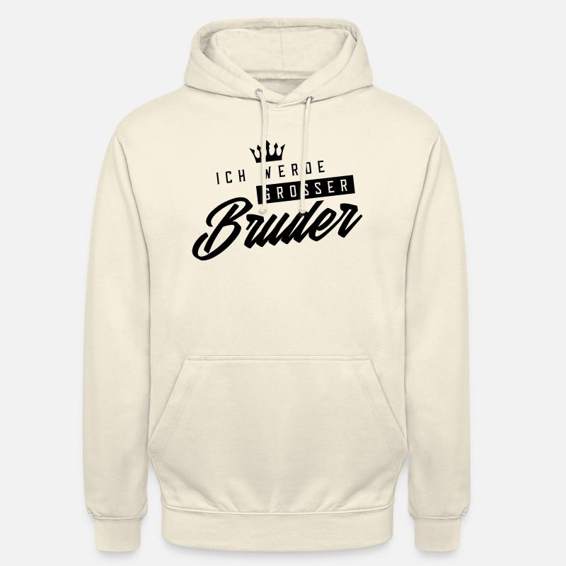 ich werde grosser bruder krone - Unisex Hoodie - Vanille-Milchshake