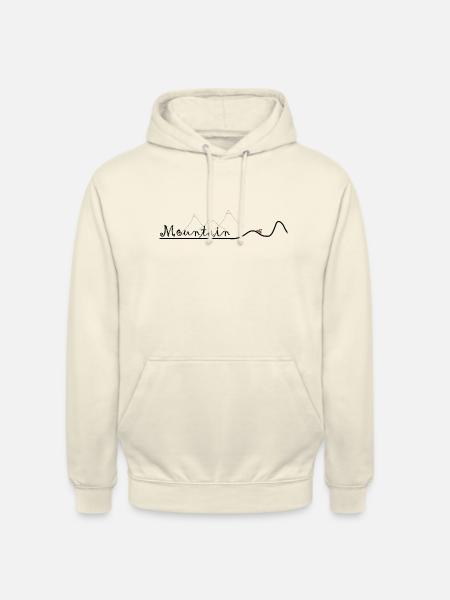 Mountainbike - Unisex Hoodie - Vanille-Milchshake