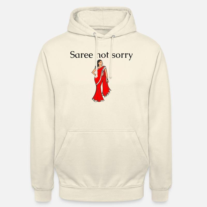 Saree pas désolé - Sweat-shirt à capuche unisexe - vanille