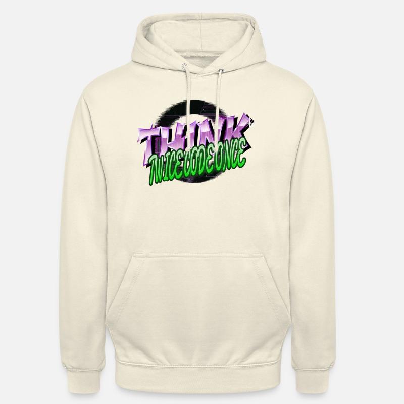 frontend developer statement quote - Unisex Hoodie - vanilla