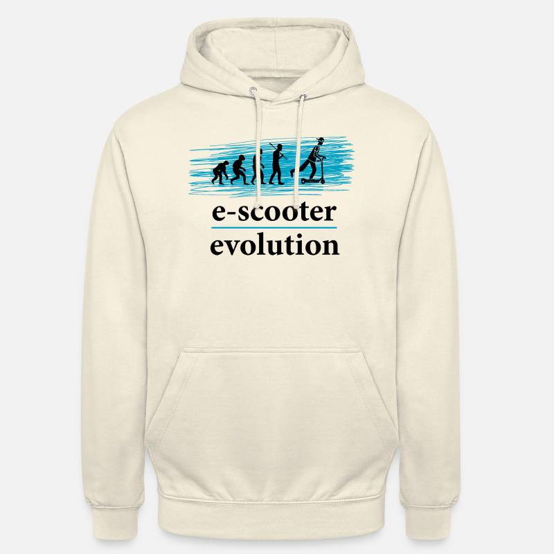 E-Scooter E-Roller Scooter - Unisex Hoodie - Vanille-Milchshake