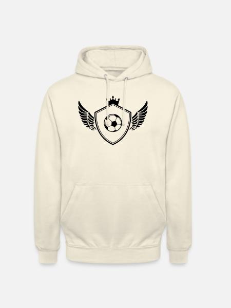 Football crest - Unisex Hoodie - vanilla