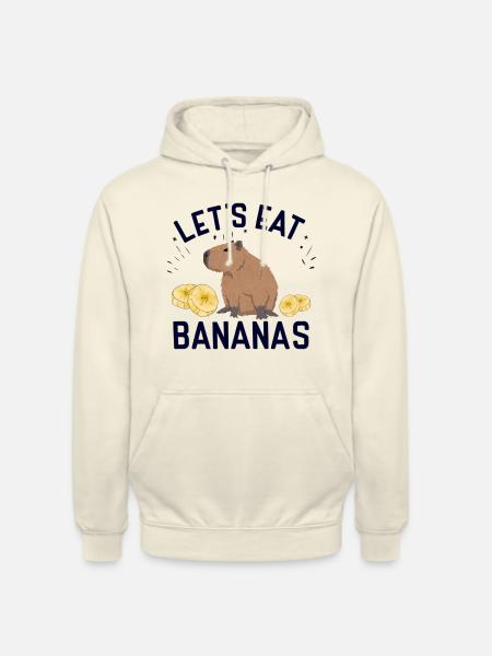 Lass uns Bananen essen - Unisex Hoodie - Vanille-Milchshake