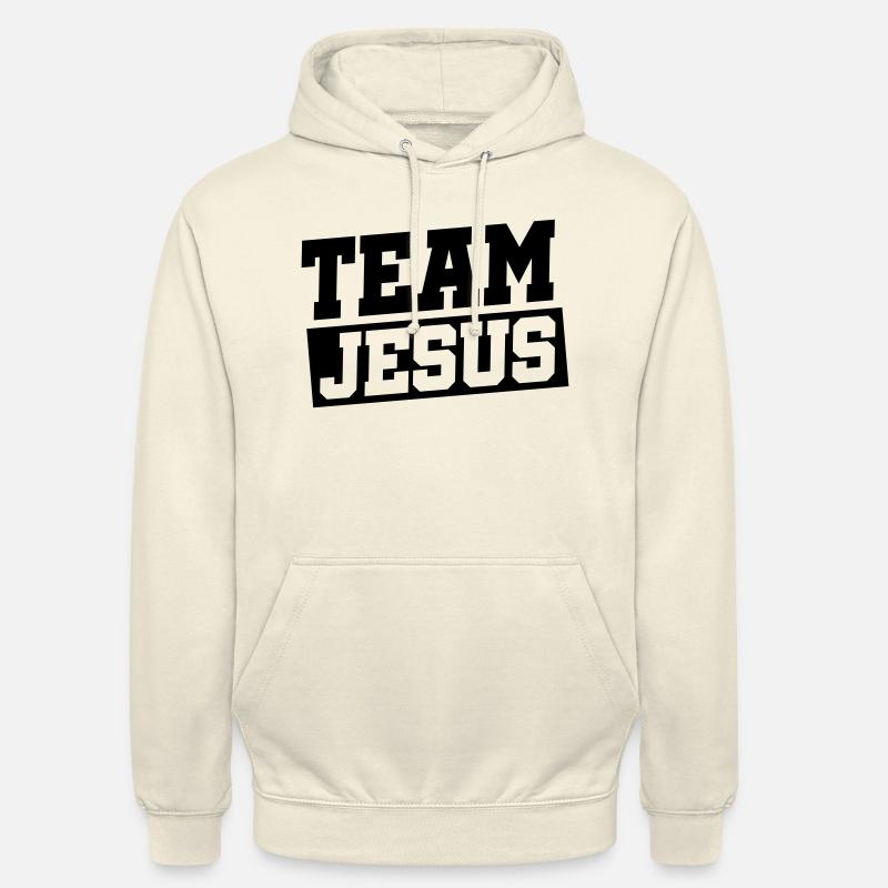 L’équipe de Jésus - Sweat-shirt à capuche unisexe - vanille
