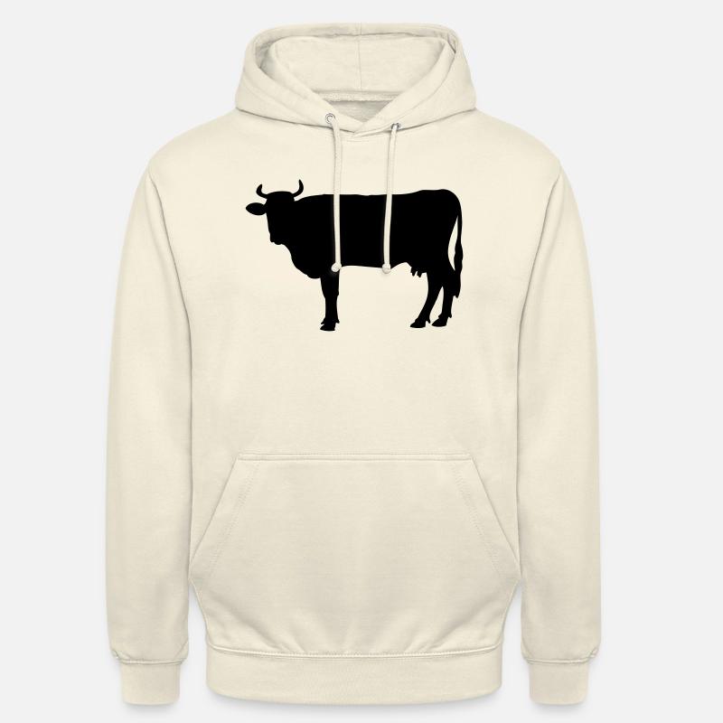Cow - Unisex Hoodie - vanilla