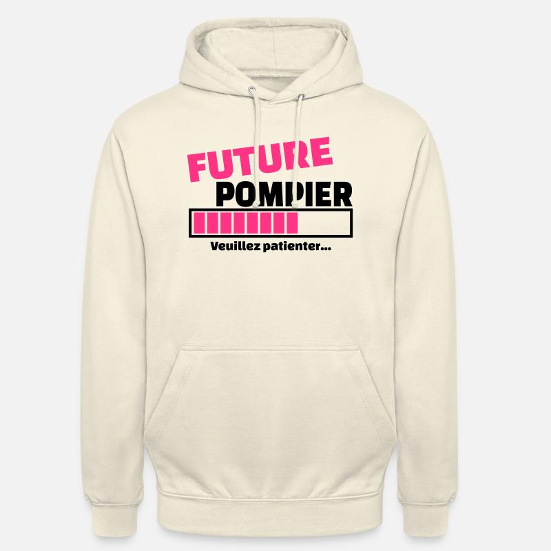 future pompier - Sweat-shirt à capuche unisexe - vanille