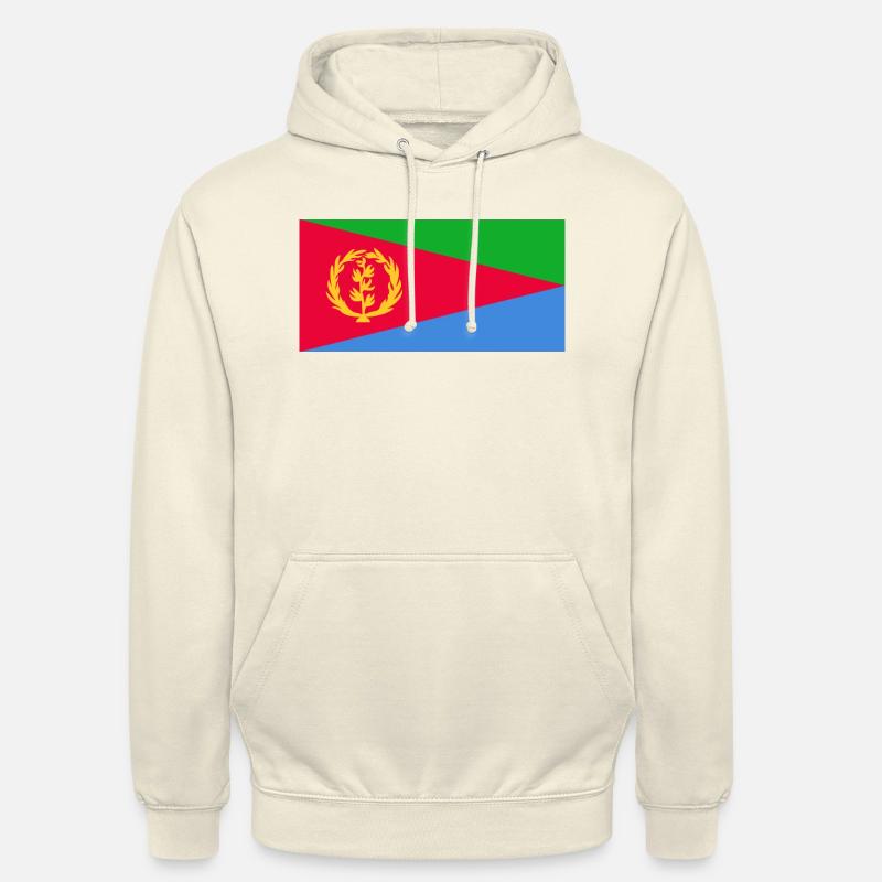 Drapeau de l'Érythrée - Sweat-shirt à capuche unisexe - vanille