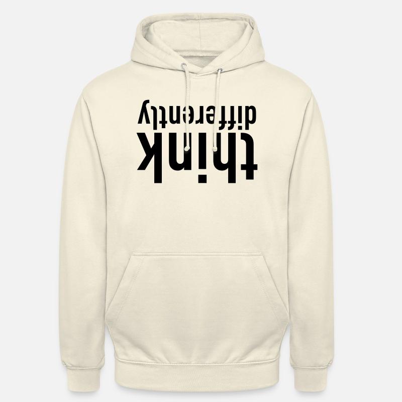 Think Differently (fr) - Sweat-shirt à capuche unisexe - vanille