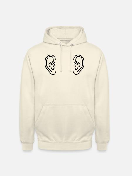 Korva - Unisex-huppari - vaniljapirtelö