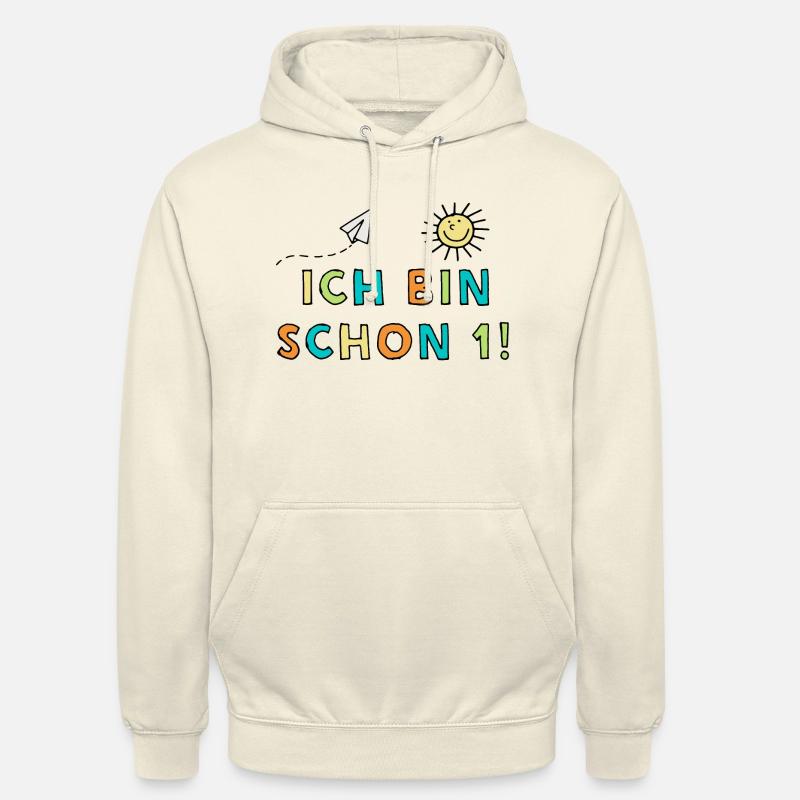 Ich bin schon eins - Unisex Hoodie - Vanille-Milchshake