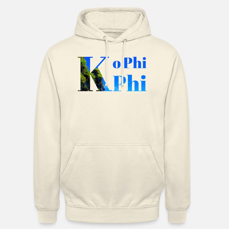 Ko Phi Phi - Sweat-shirt à capuche unisexe - vanille
