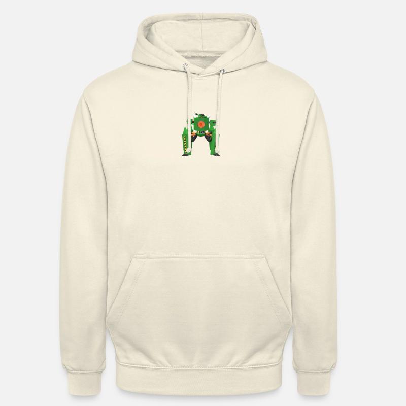 Bot de commande vert - Sweat-shirt à capuche unisexe - vanille
