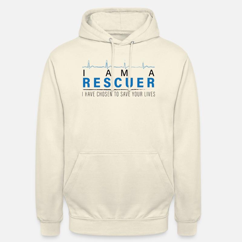Ich bin ein Retter - Unisex Hoodie - Vanille-Milchshake