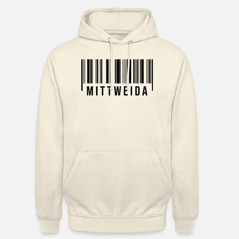 Erzgebirge Strichcode Mittweida - Unisex Hoodie - Vanille-Milchshake