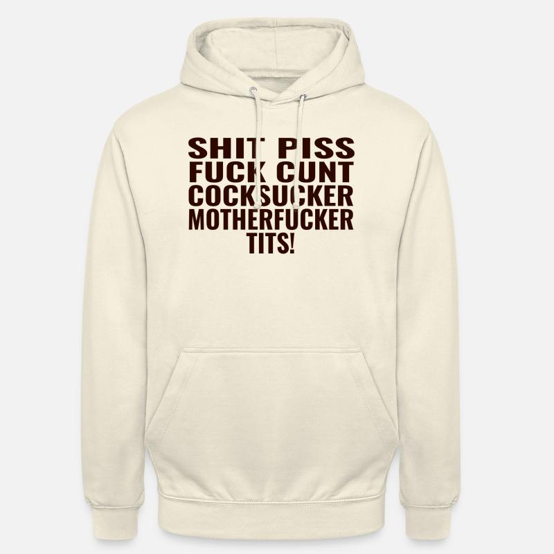 Mots interdits - Sweat-shirt à capuche unisexe - vanille