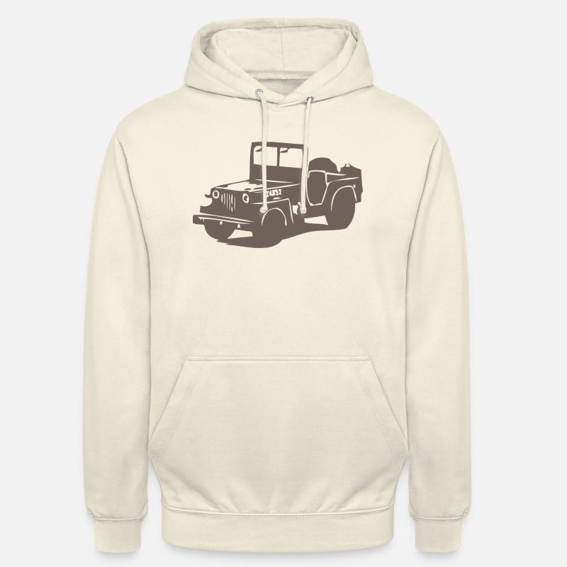 US Jeep Willys 2 - Unisex Hoodie - Vanille-Milchshake