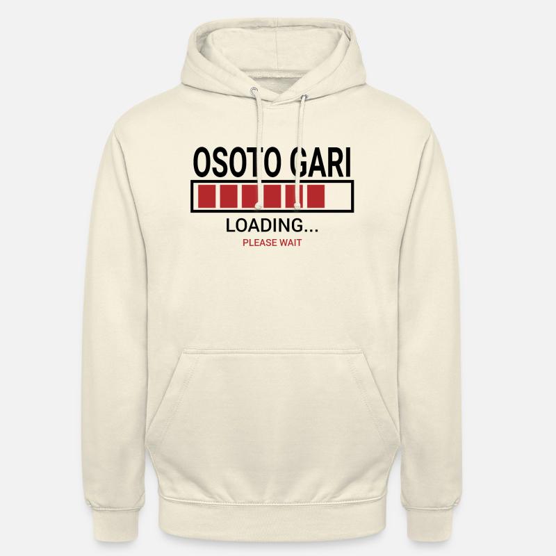 O Soto Gari Loading .... S'il vous plaît attendre - Sweat-shirt à capuche unisexe - vanille