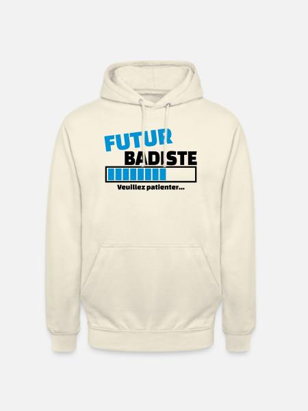 futur badiste - Sweat-shirt à capuche unisexe - vanille