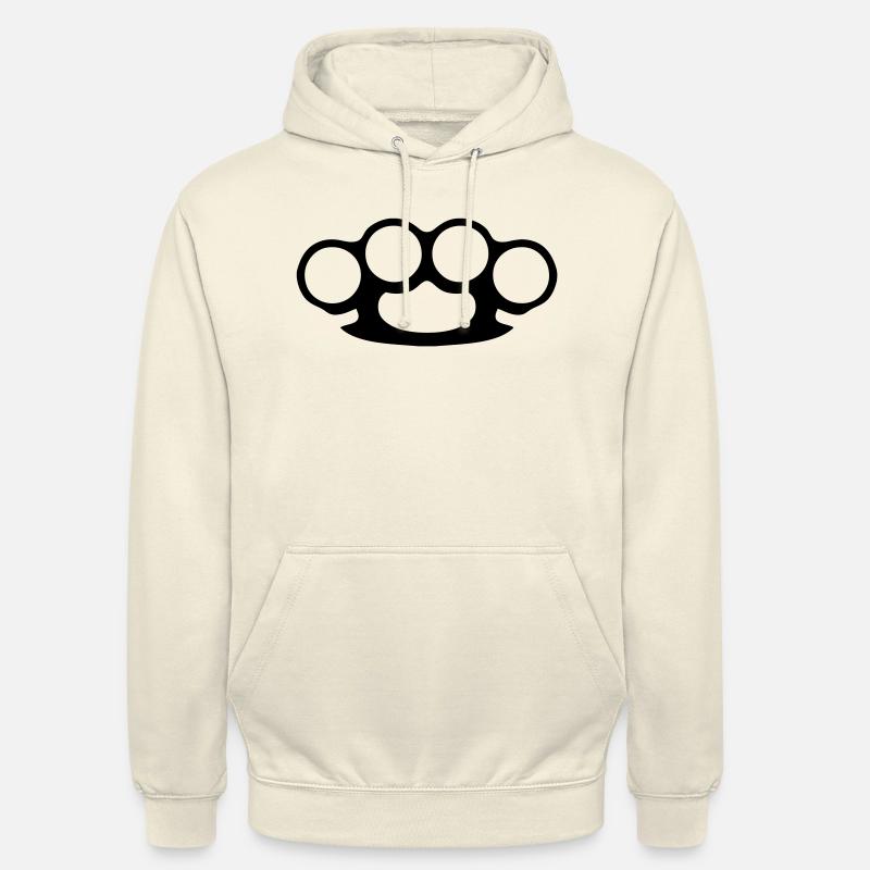 knuckle-duster - Sweat-shirt à capuche unisexe - vanille