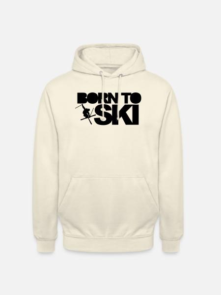 Born To Ski - Unisex Hoodie - vanilla