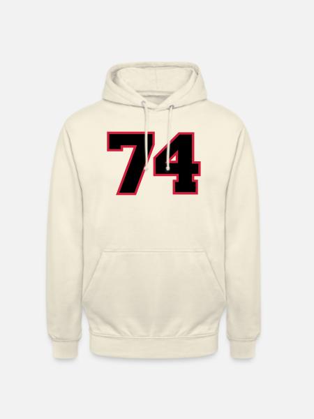 number74 - Unisex Hoodie - vanilla