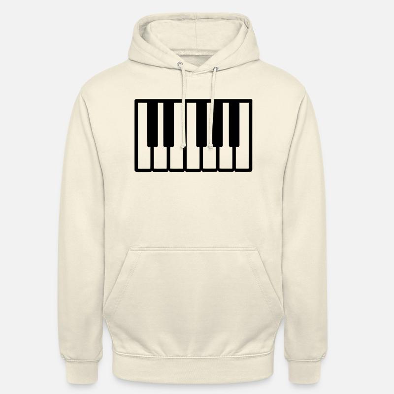 Klavier - Unisex Hoodie - Vanille-Milchshake