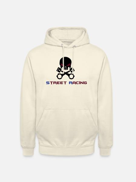 STREET RACING - Unisex-huppari - vaniljapirtelö