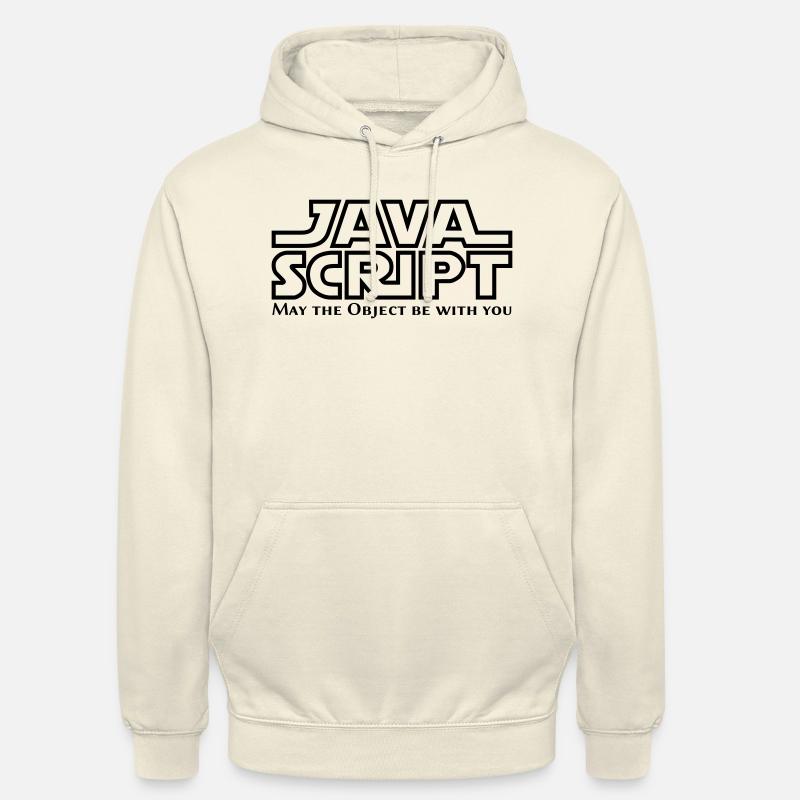 JavaScript - May the Objet be with you - Unisex Hoodie - Vanille-Milchshake