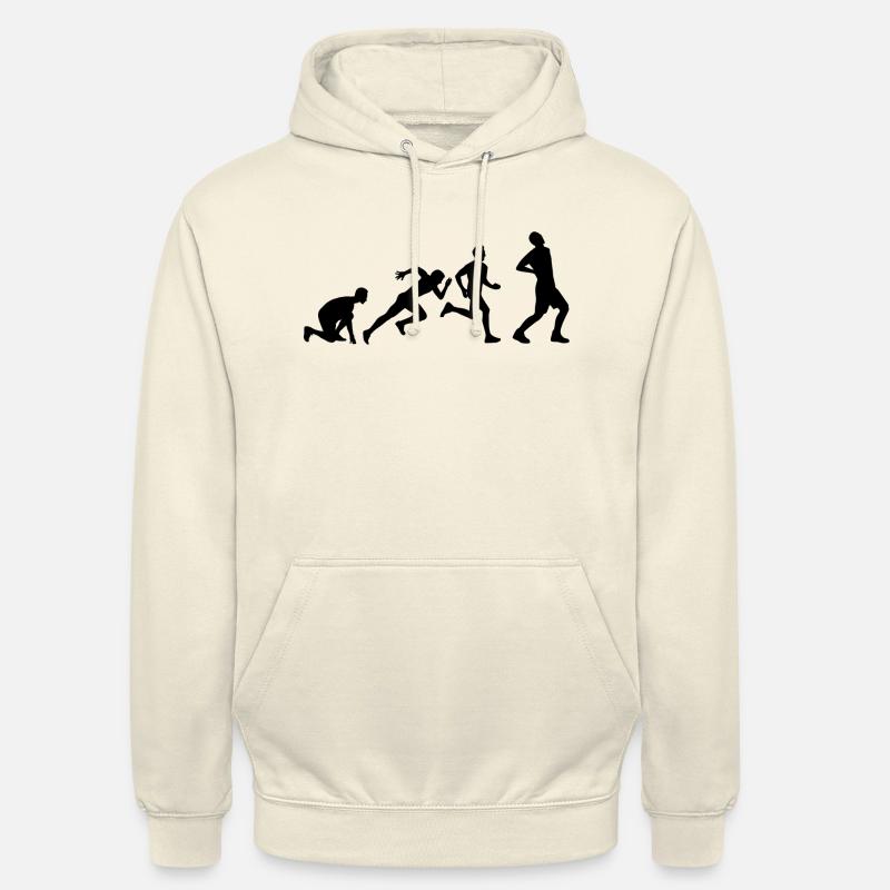 Evolution mal de dos noir - Sweat-shirt à capuche unisexe - vanille