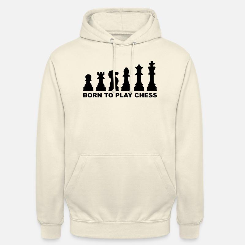 Evolution Chess - Sweat-shirt à capuche unisexe - vanille