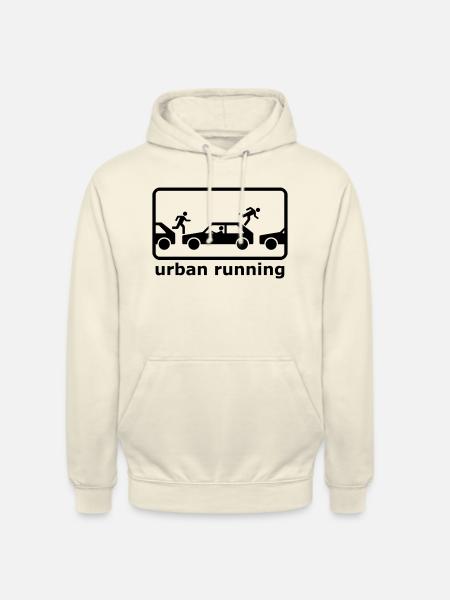 urban running - Unisex Hoodie - vanilla